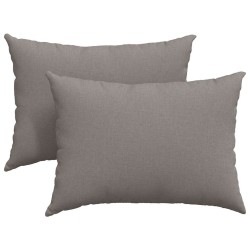 Coussins de canapé 2 pcs Taupe 70 x 50 cm tissu 521636521636