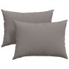 Coussins de canapé 2 pcs Taupe 70 x 50 cm tissu 521636521636