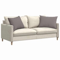 Coussins de canapé 2 pcs Taupe 70 x 50 cm tissu 521636521636
