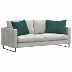 Coussins de canapé 2 pcs Vert foncé 70 x 50 cm tissu 521637521637