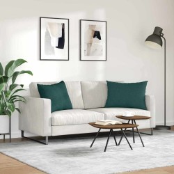 Coussins de canapé 2 pcs Vert foncé 70 x 50 cm tissu 521637521637