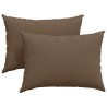 Coussins de canapé 2 pcs Marron 70 x 50 cm tissu 521638521638
