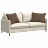 Coussins de canapé 2 pcs Marron 70 x 50 cm tissu 521638521638