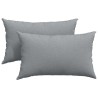 Coussins de canapé 2 pcs Gris clair 50 x 30 cm tissu 521639521639