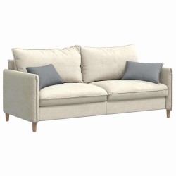 Coussins de canapé 2 pcs Gris clair 50 x 30 cm tissu 521639521639