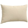 Coussins de canapé 2 pcs Crème 50 x 30 cm tissu 521641521641