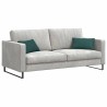 Coussins de canapé 2 pcs Vert foncé 50 x 30 cm tissu 521642521642