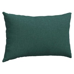 Coussins de canapé 2 pcs Vert foncé 50 x 30 cm tissu 521642521642