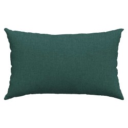 Coussins de canapé 2 pcs Vert foncé 50 x 30 cm tissu 521642521642