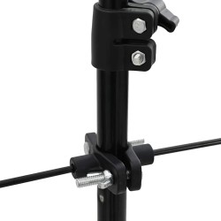 Support de cible Noir et Blanc 82,5 x 51 x 150 cm Métal 521643521643