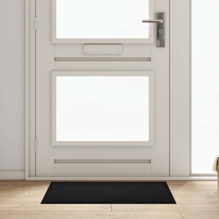 Tapis de porte Noir 60 x 40 x 1.2 cm Tissu en teddy 521645521645