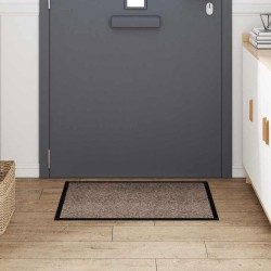 Tapis de porte Beige 60 x 40 x 1.2 cm Tissu en teddy 521646521646