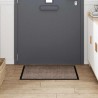 Tapis de porte Beige 60 x 40 x 1.2 cm Tissu en teddy 521646521646