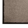 Tapis de porte Beige 60 x 40 x 1.2 cm Tissu en teddy 521646521646