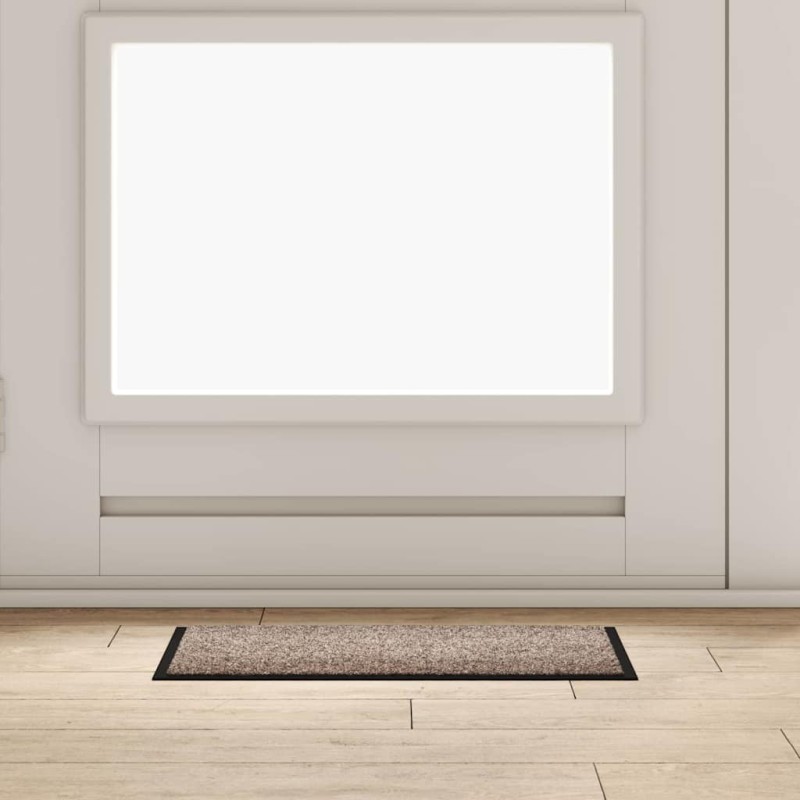 Tapis de porte Beige 60 x 40 x 1.2 cm Tissu en teddy 521647521647