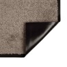 Tapis de porte Beige 60 x 40 x 1.2 cm Tissu en teddy 521647521647