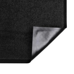 Tapis de porte Noir 60 x 40 x 1.2 cm Tissu en teddy 521648521648