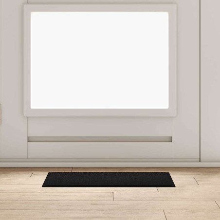 Tapis de porte Noir 60 x 40 x 1.2 cm Tissu en teddy 521649521649