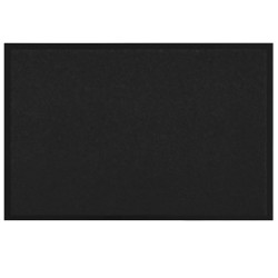 Tapis de porte Noir 60 x 40 x 1.2 cm Tissu en teddy 521649521649