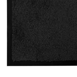 Tapis de porte Noir 60 x 40 x 1.2 cm Tissu en teddy 521649521649