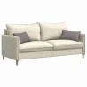 Coussins de canapé 2 pcs Taupe 50 x 30 cm tissu 521650521650