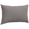Coussins de canapé 2 pcs Taupe 50 x 30 cm tissu 521650521650