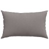 Coussins de canapé 2 pcs Taupe 50 x 30 cm tissu 521650521650