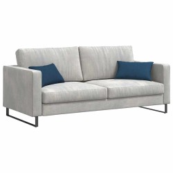 Coussins de canapé 2 pcs Bleu 50 x 30 cm tissu 521651521651