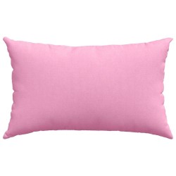 Coussins de canapé 2 pcs Rose 50 x 30 cm tissu 521653521653