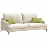 Coussins de canapé 2 pcs Vert clair 50 x 30 cm tissu 521657521657