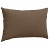 Coussins de canapé 2 pcs Marron 50 x 30 cm tissu 521658521658