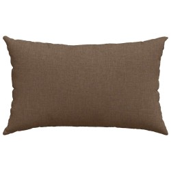 Coussins de canapé 2 pcs Marron 50 x 30 cm tissu 521658521658