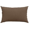 Coussins de canapé 2 pcs Marron 50 x 30 cm tissu 521658521658