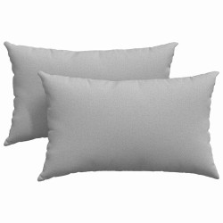 Coussins de canapé 2 pcs Gris nuage 50 x 30 cm tissu 521659521659