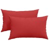 Coussins de canapé 2 pcs Rouge 50 x 30 cm tissu 521660521660