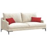 Coussins de canapé 2 pcs Rouge 50 x 30 cm tissu 521660521660