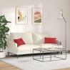 Coussins de canapé 2 pcs Rouge 50 x 30 cm tissu 521660521660