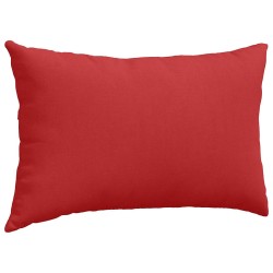 Coussins de canapé 2 pcs Rouge 50 x 30 cm tissu 521660521660