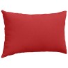 Coussins de canapé 2 pcs Rouge 50 x 30 cm tissu 521660521660