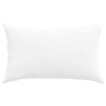 Coussins de canapé 2 pcs Blanc 50 x 30 cm tissu 521661521661