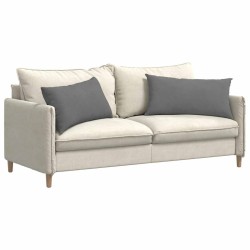 Coussins de canapé 2 pcs Gris foncé 80 x 40 cm tissu 521663521663