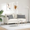 Coussins de canapé 2 pcs Gris foncé 80 x 40 cm tissu 521663521663