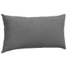 Coussins de canapé 2 pcs Gris foncé 80 x 40 cm tissu 521663521663