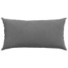 Coussins de canapé 2 pcs Gris foncé 80 x 40 cm tissu 521663521663