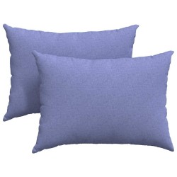 Coussins de canapé 2 pcs Bleu denim 70 x 50 cm tissu 521665521665
