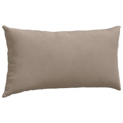 Coussins de canapé 2 pcs Taupe 80 x 40 cm tissu 521666521666