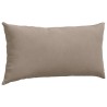Coussins de canapé 2 pcs Taupe 80 x 40 cm tissu 521666521666