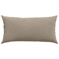 Coussins de canapé 2 pcs Taupe 80 x 40 cm tissu 521666521666