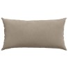 Coussins de canapé 2 pcs Taupe 80 x 40 cm tissu 521666521666
