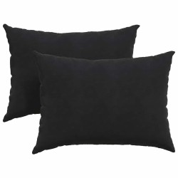 Coussins de canapé 2 pcs Noir 70 x 50 cm 521667521667